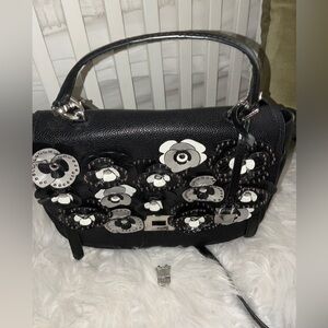 Women's Michael Kors Cassie Large Satchel Leather Handbag Bag See details